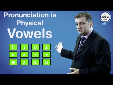 Pronunciation is Physical: Vowels